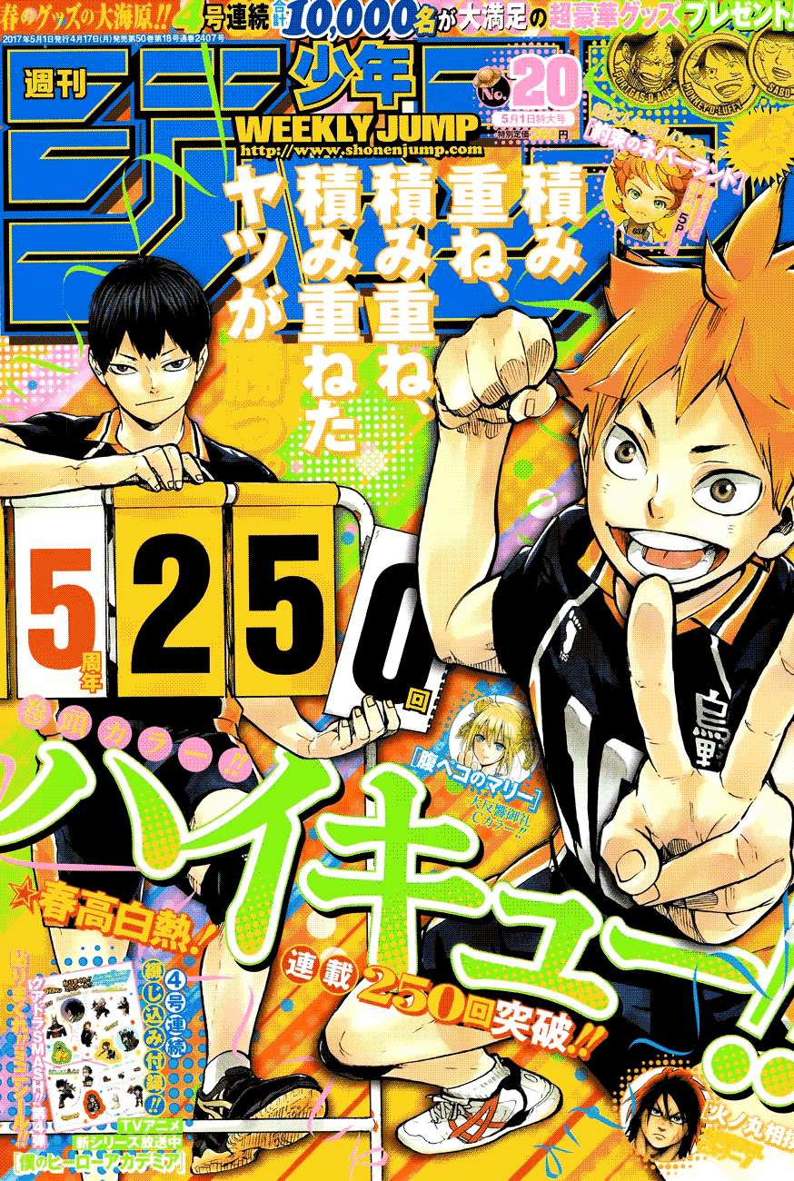 Haikyuu!! Chapter 250 - halaman 2