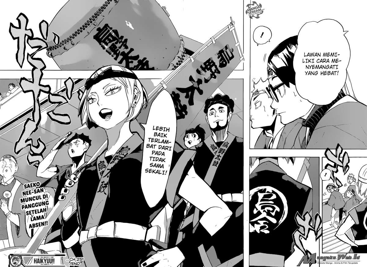 Haikyuu!! Chapter 251 - halaman 19