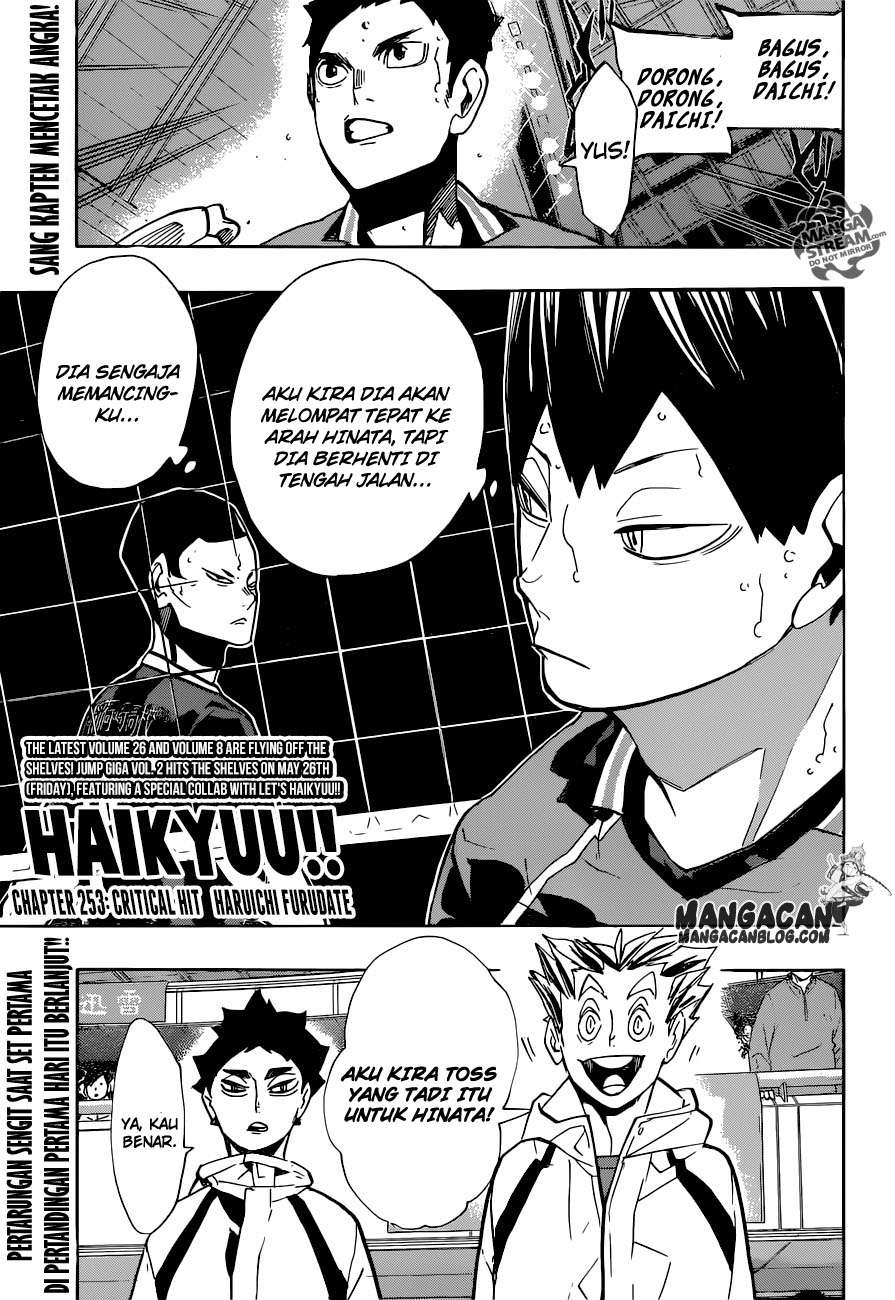 Haikyuu!! Chapter 253 - halaman 1