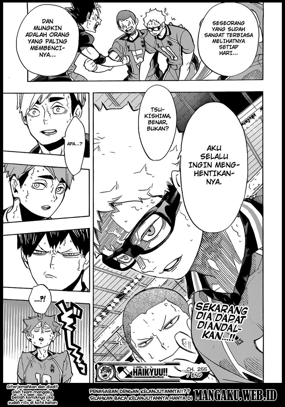 Haikyuu!! Chapter 255 - halaman 19