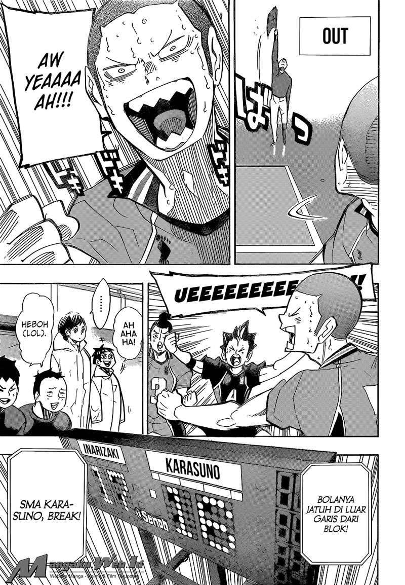 Haikyuu!! Chapter 256 - halaman 10