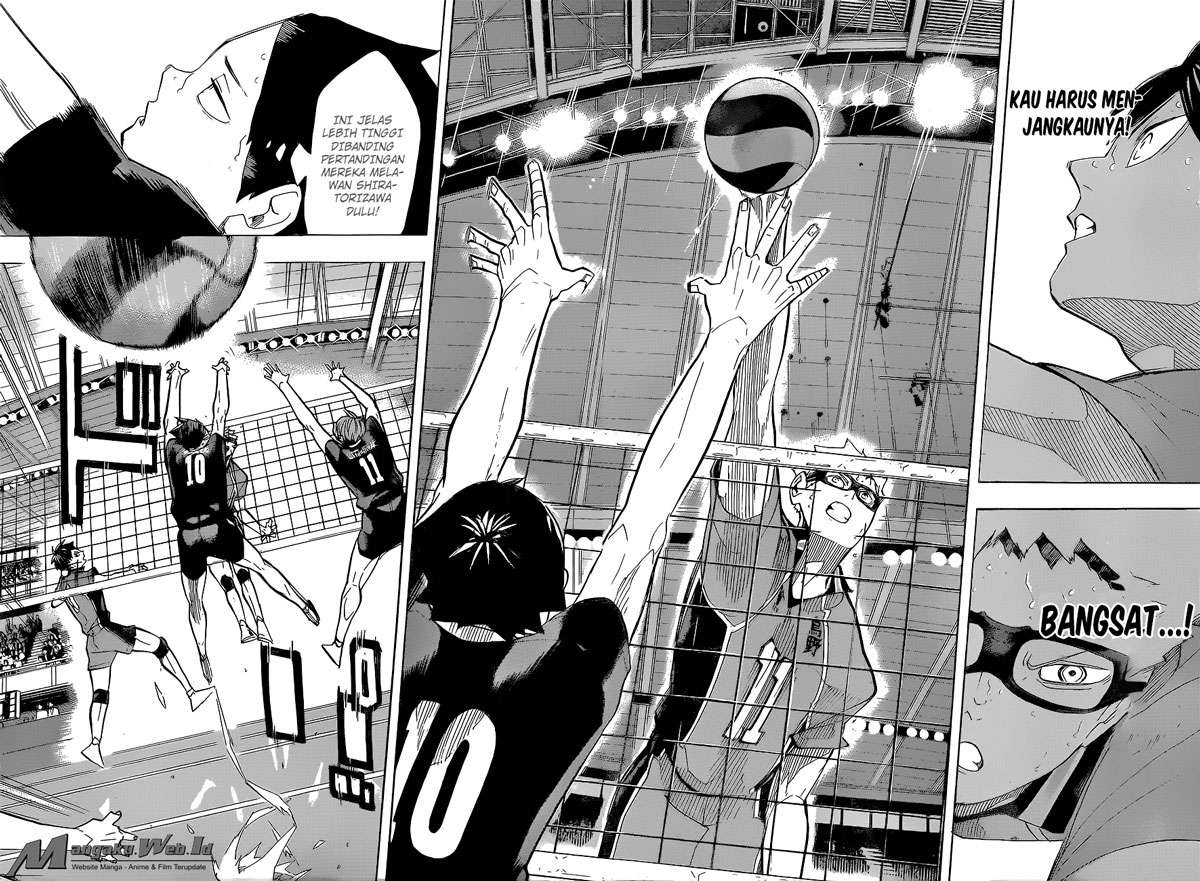 Haikyuu!! Chapter 256 - halaman 15