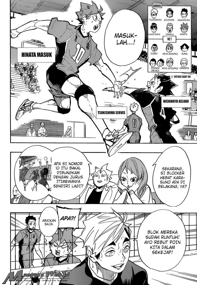 Haikyuu!! Chapter 256 - halaman 18