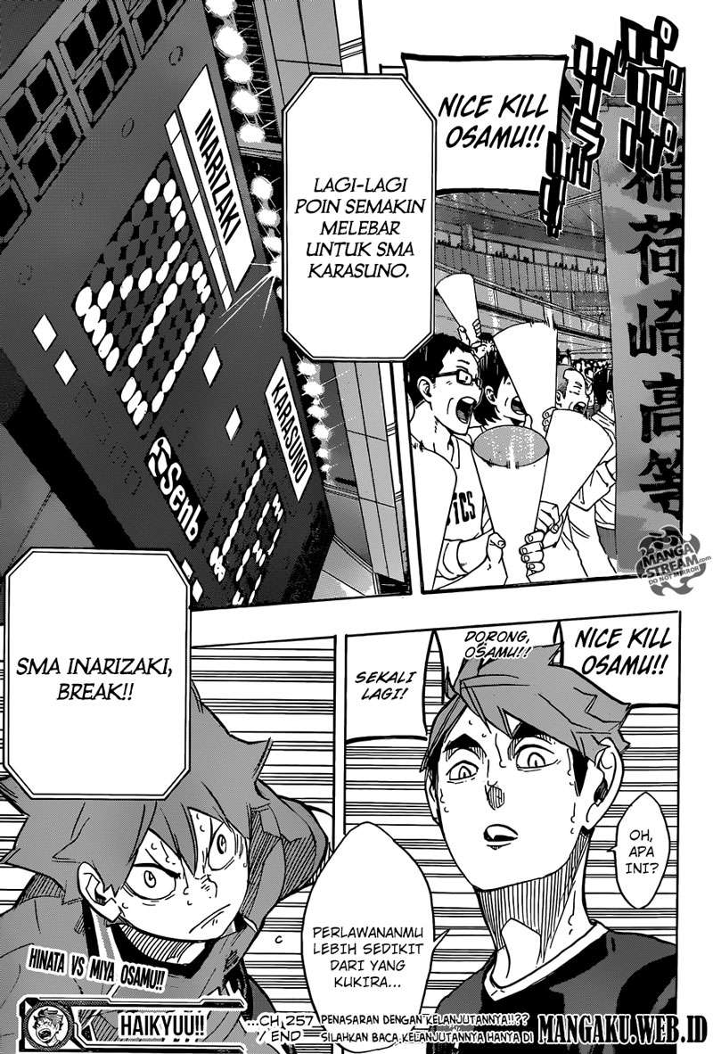 Haikyuu!! Chapter 257 - halaman 20