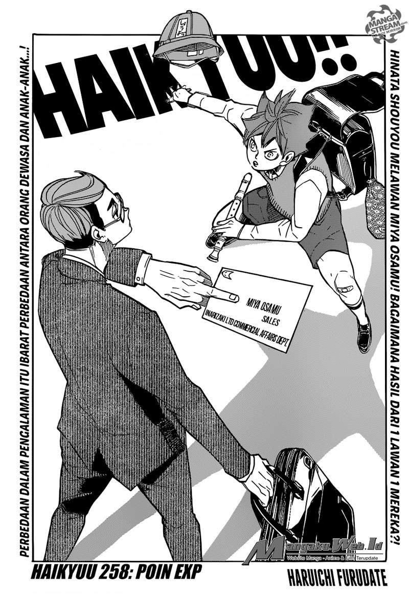 Haikyuu!! Chapter 258 - halaman 2