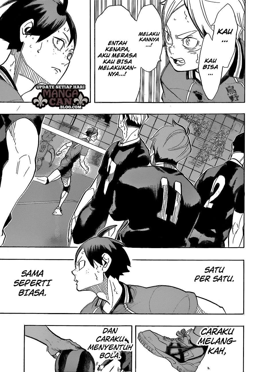 Haikyuu!! Chapter 259 - halaman 18