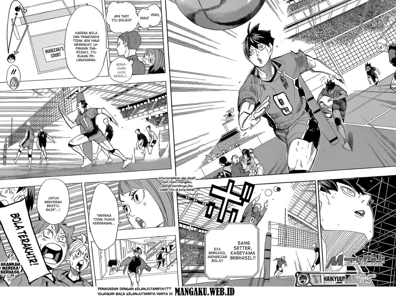 Haikyuu!! Chapter 260 - halaman 18