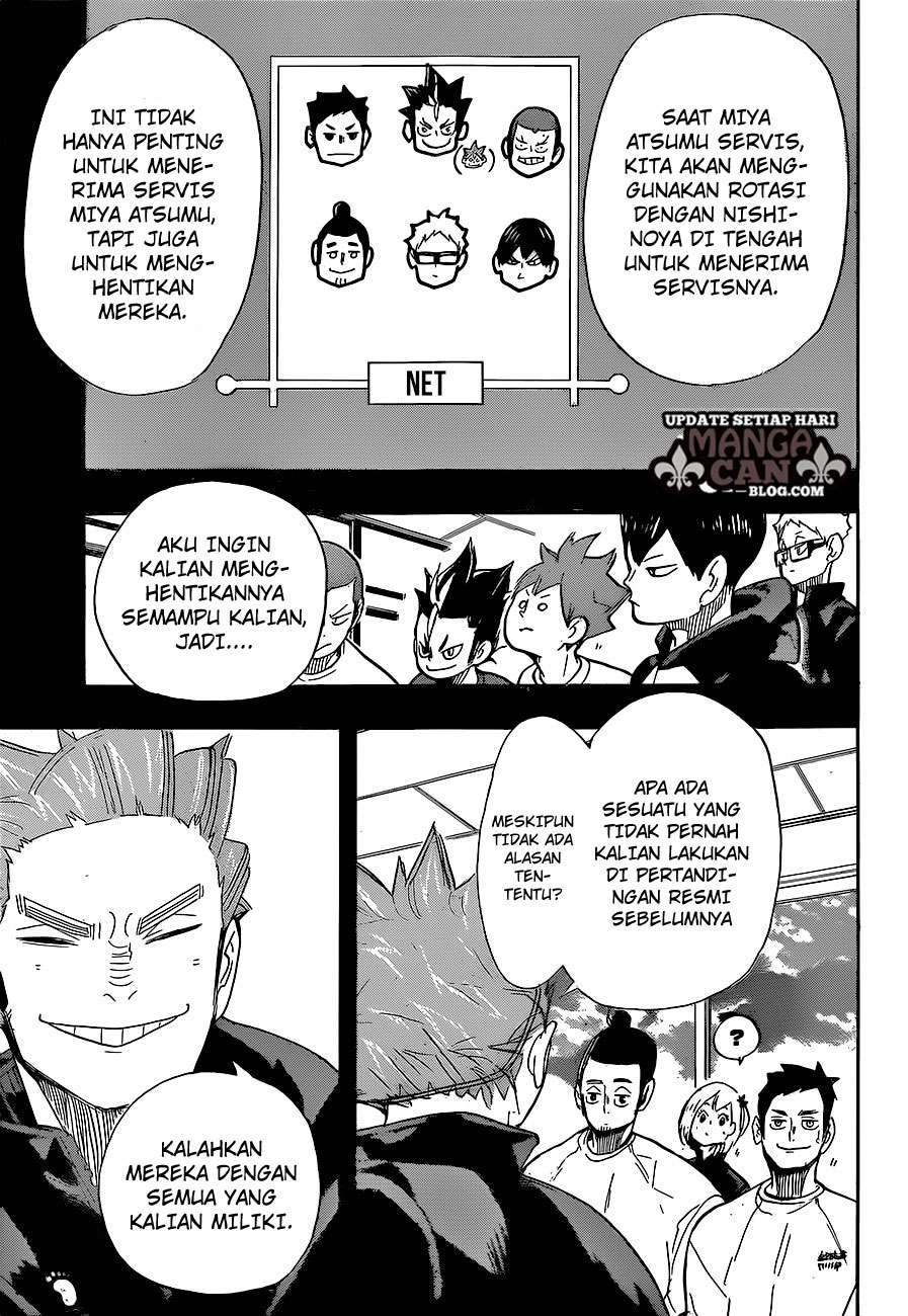 Haikyuu!! Chapter 261 - halaman 15