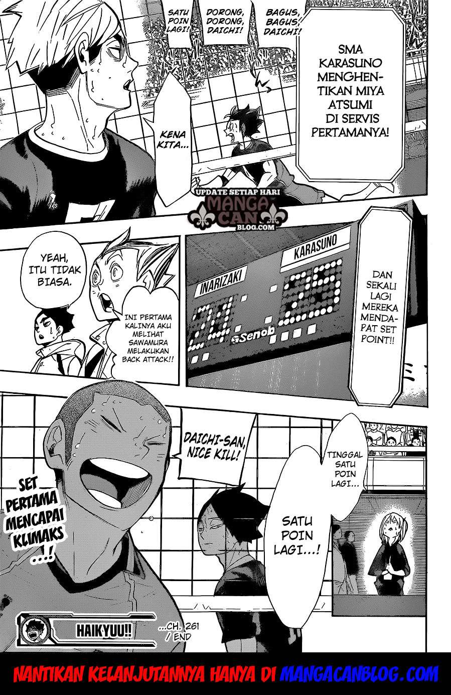 Haikyuu!! Chapter 261 - halaman 19