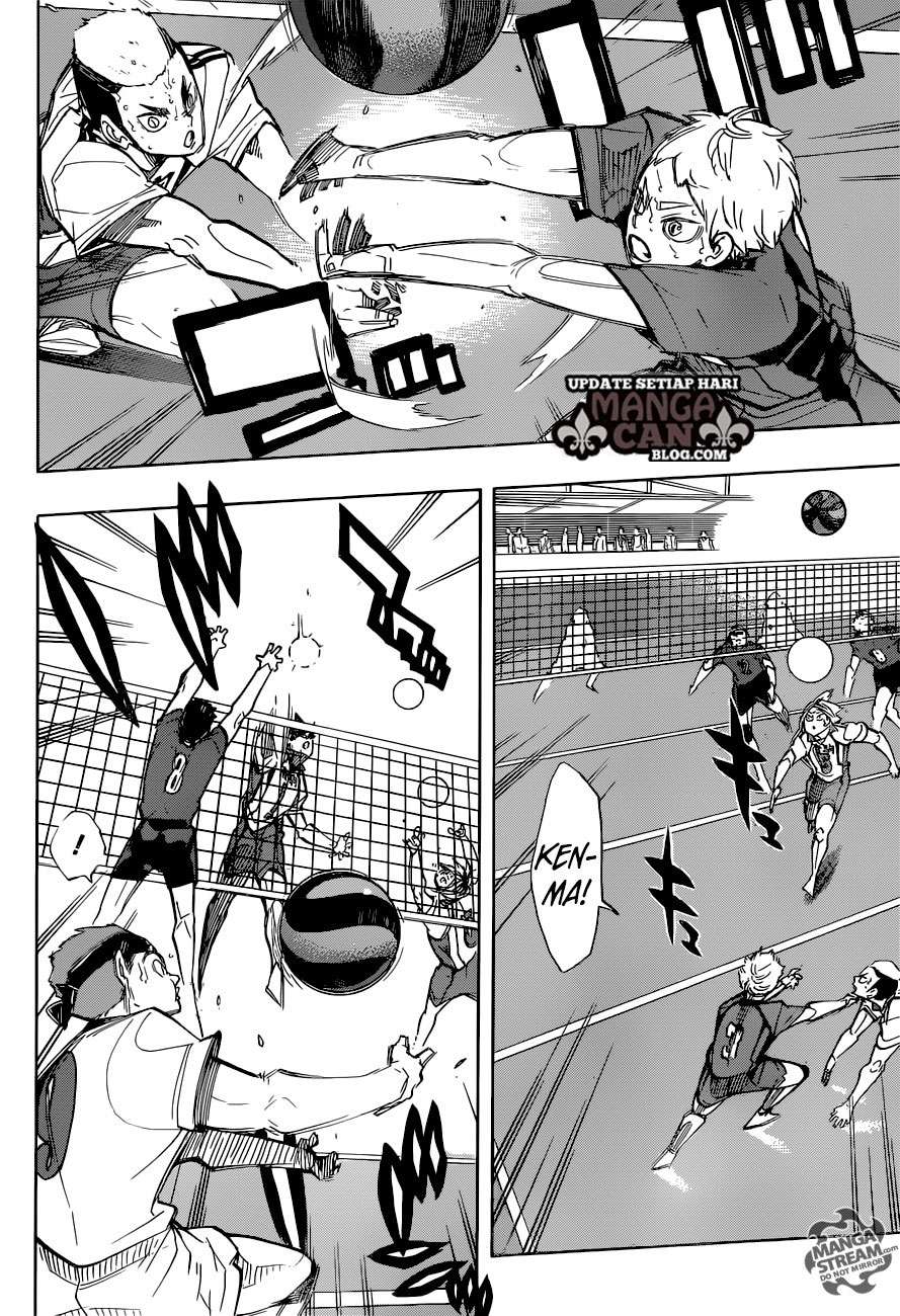 Haikyuu!! Chapter 265 - halaman 14