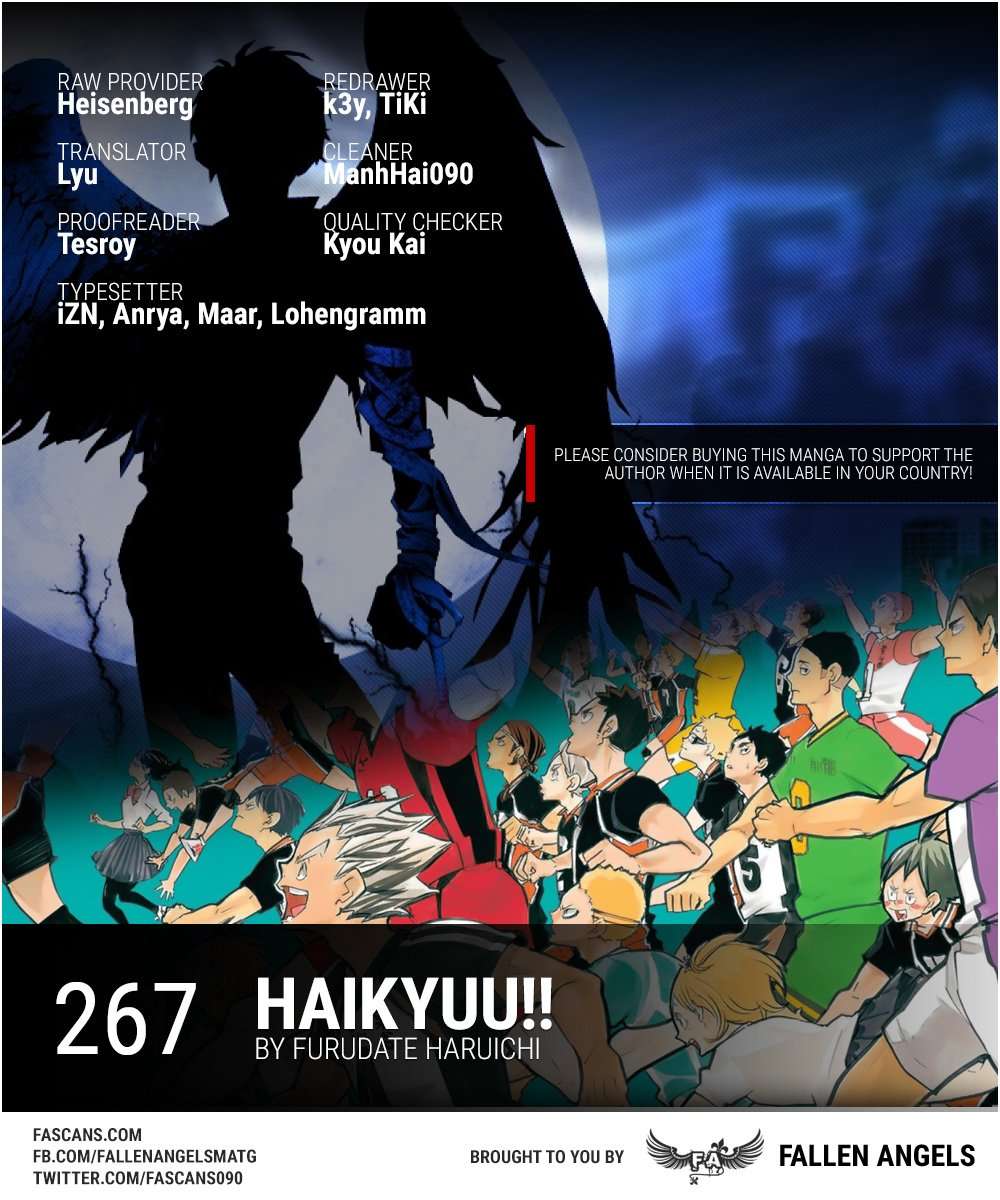 Haikyuu!! Chapter 267 - halaman 1