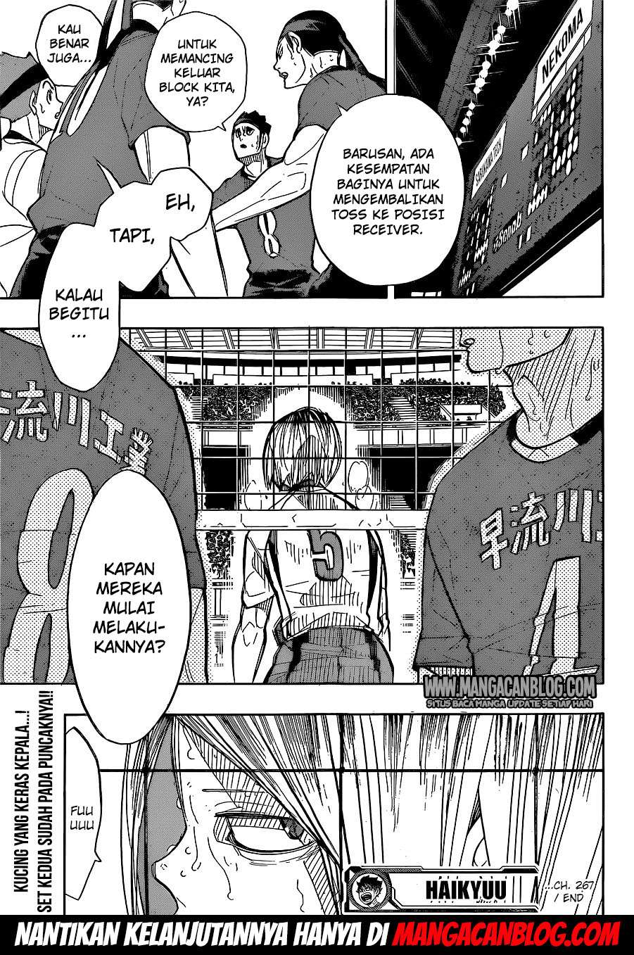 Haikyuu!! Chapter 267 - halaman 20