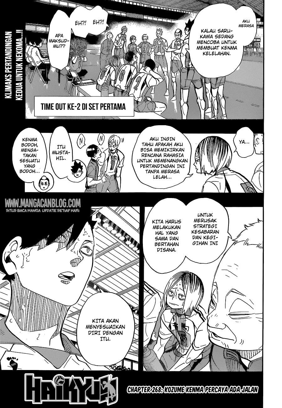 Haikyuu!! Chapter 268 - halaman 1