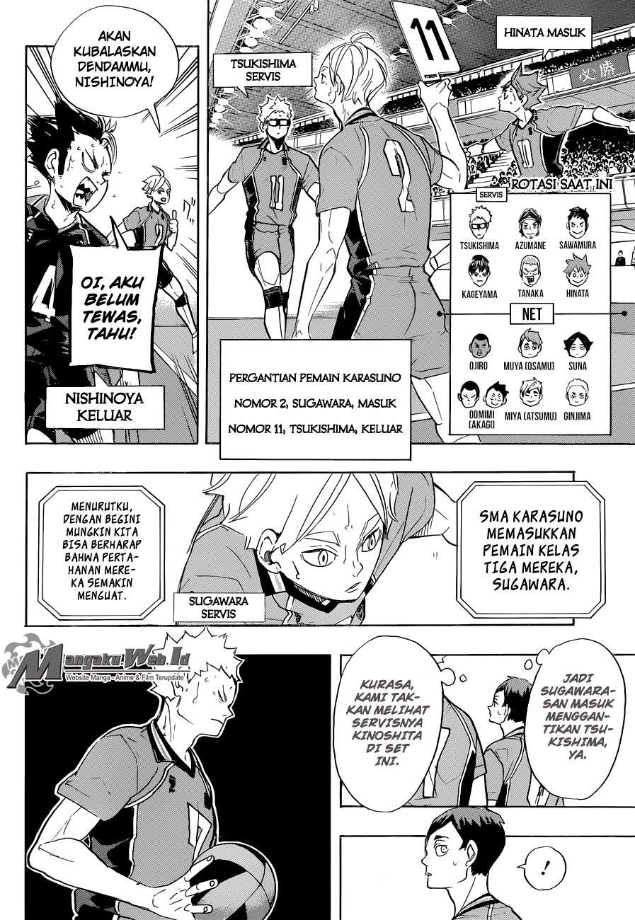 Haikyuu!! Chapter 272 - halaman 6