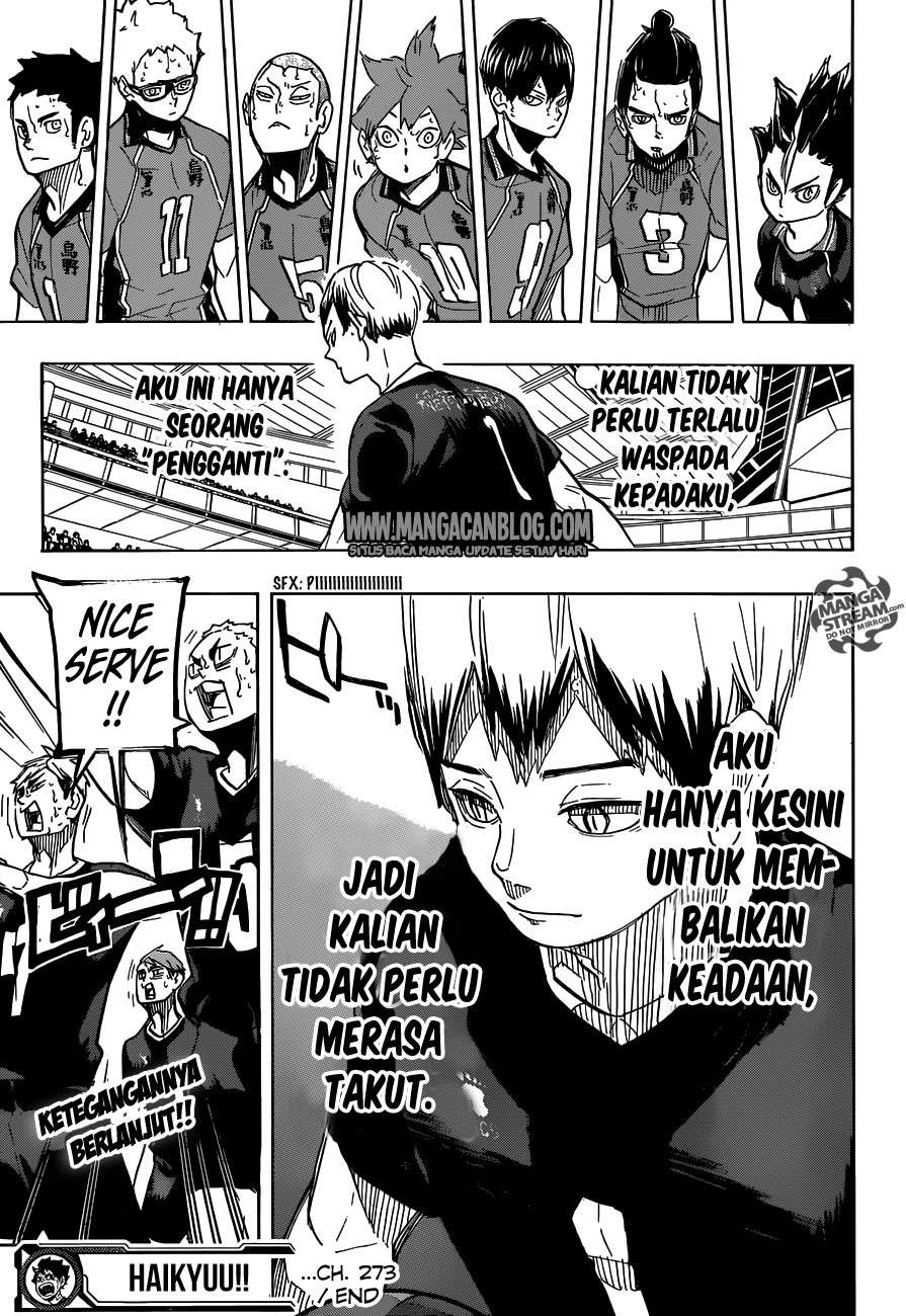 Haikyuu!! Chapter 273 - halaman 20