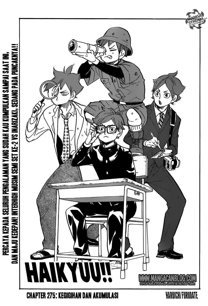 Haikyuu!! Chapter 275 - halaman 1