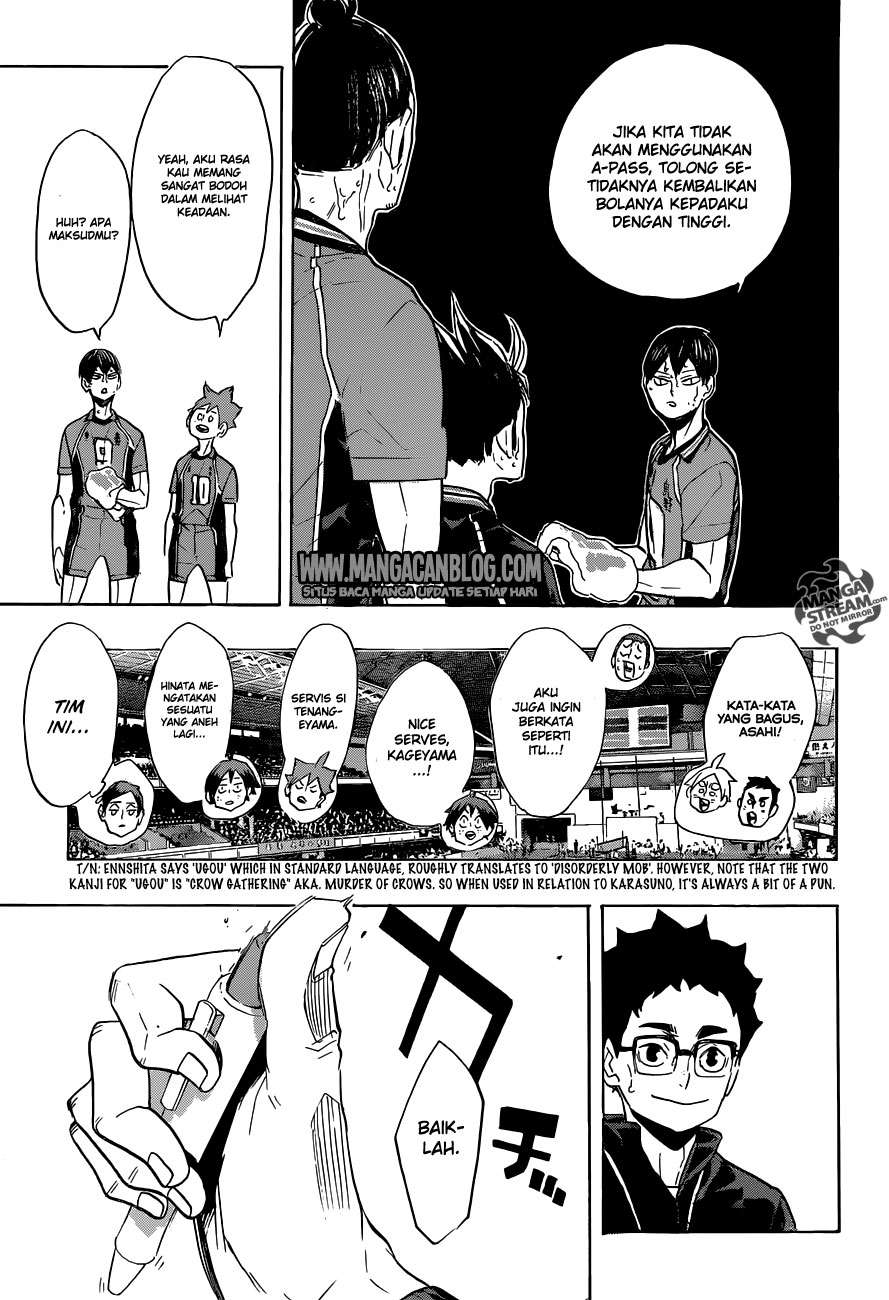 Haikyuu!! Chapter 275 - halaman 16