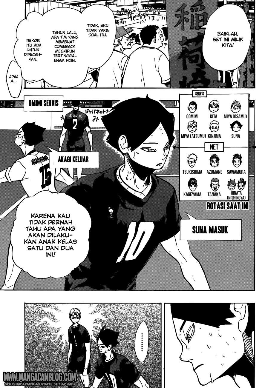 Haikyuu!! Chapter 275 - halaman 3