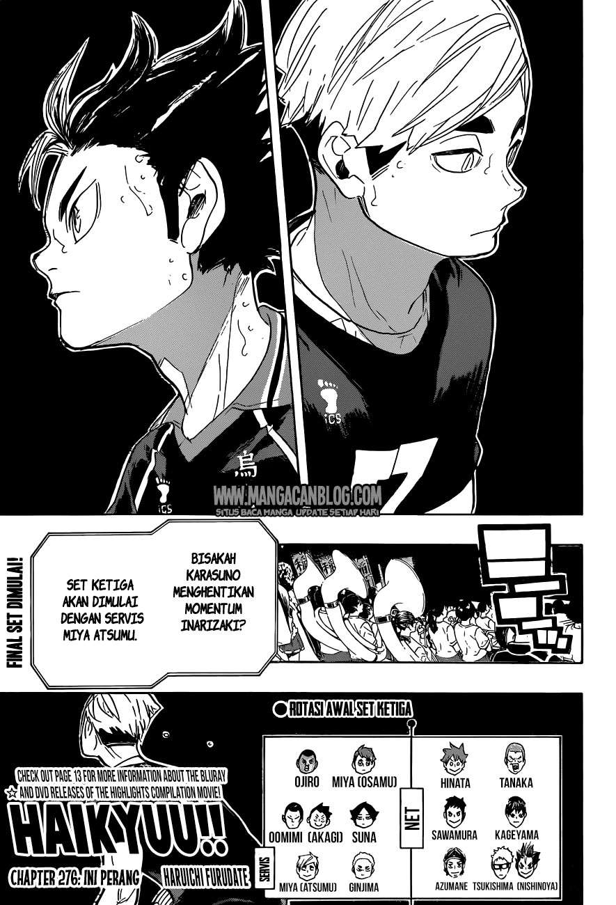 Haikyuu!! Chapter 276 - halaman 1