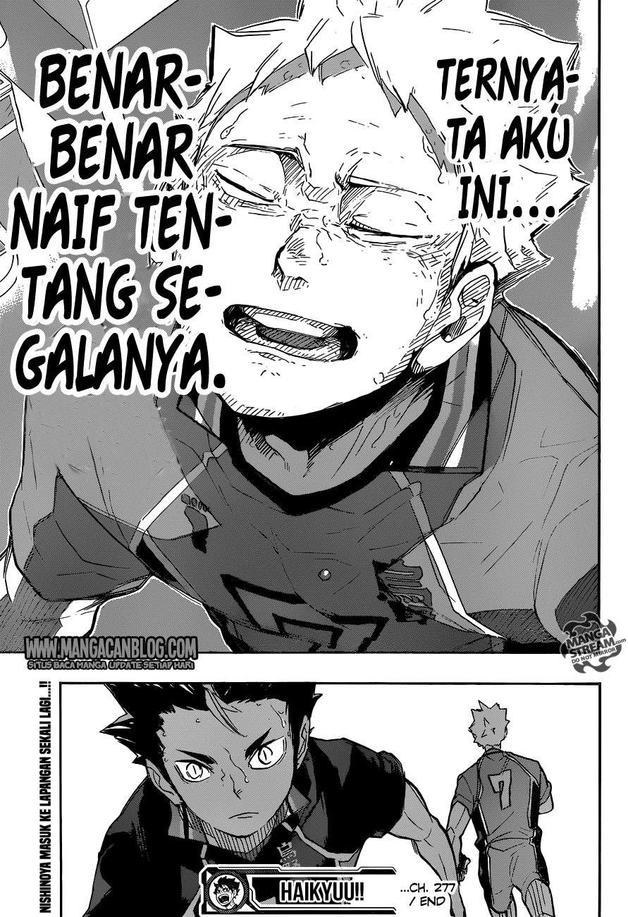 Haikyuu!! Chapter 277 - halaman 19