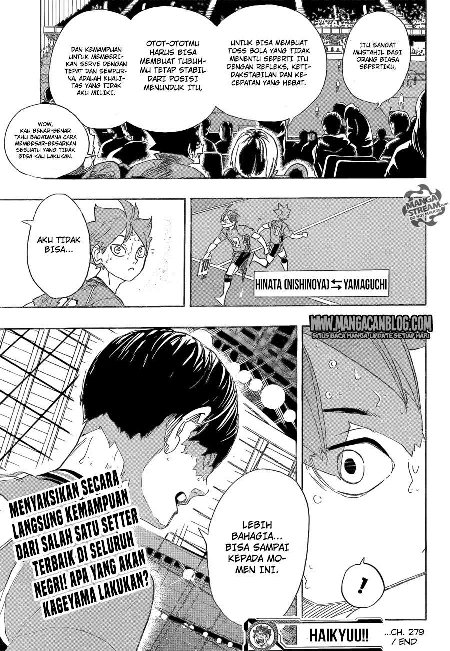 Haikyuu!! Chapter 279 - halaman 19
