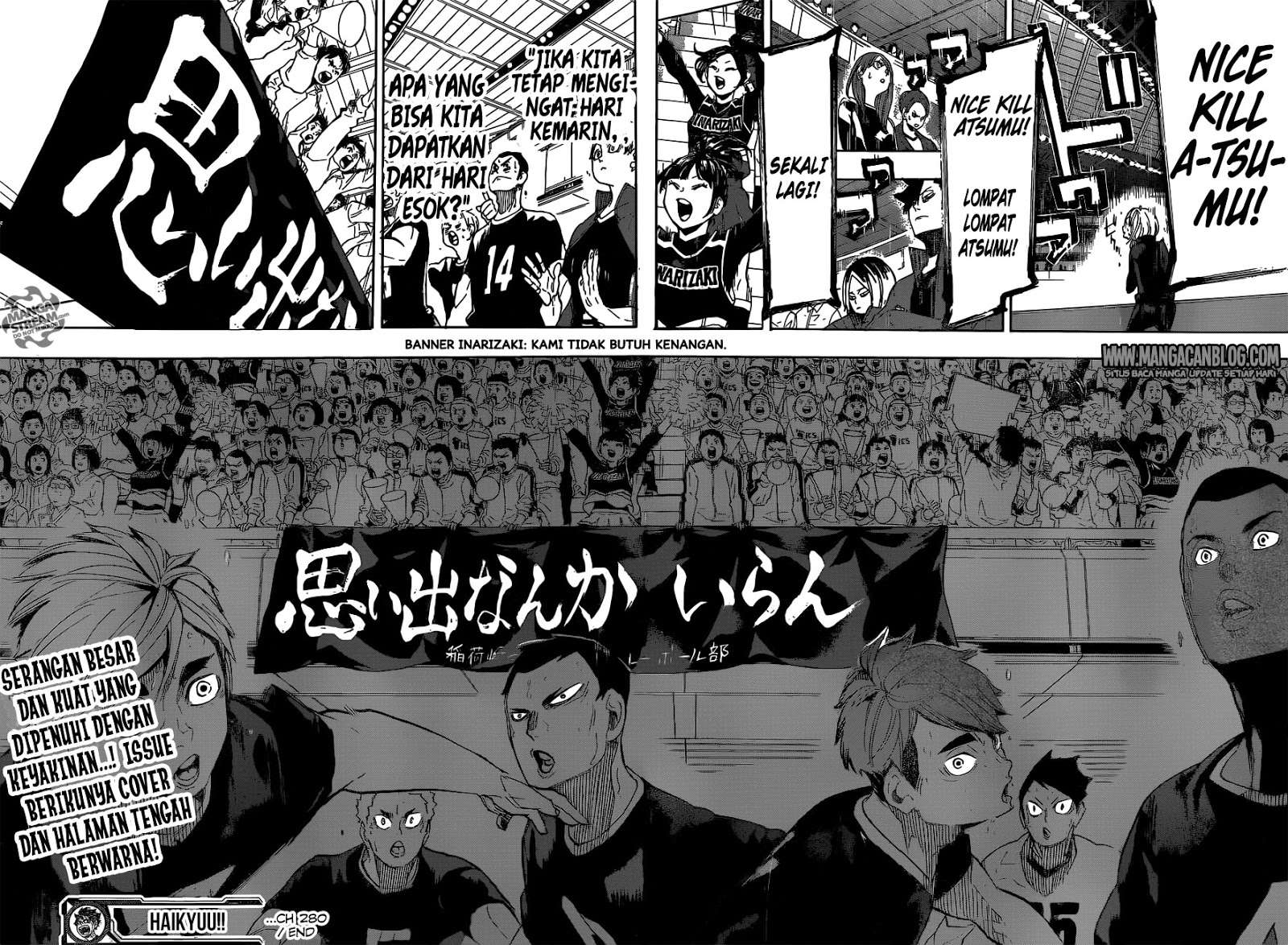Haikyuu!! Chapter 280 - halaman 19