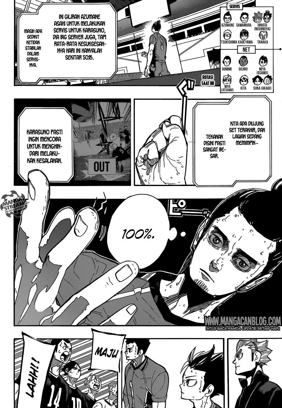 Haikyuu!! Chapter 283 - halaman 9