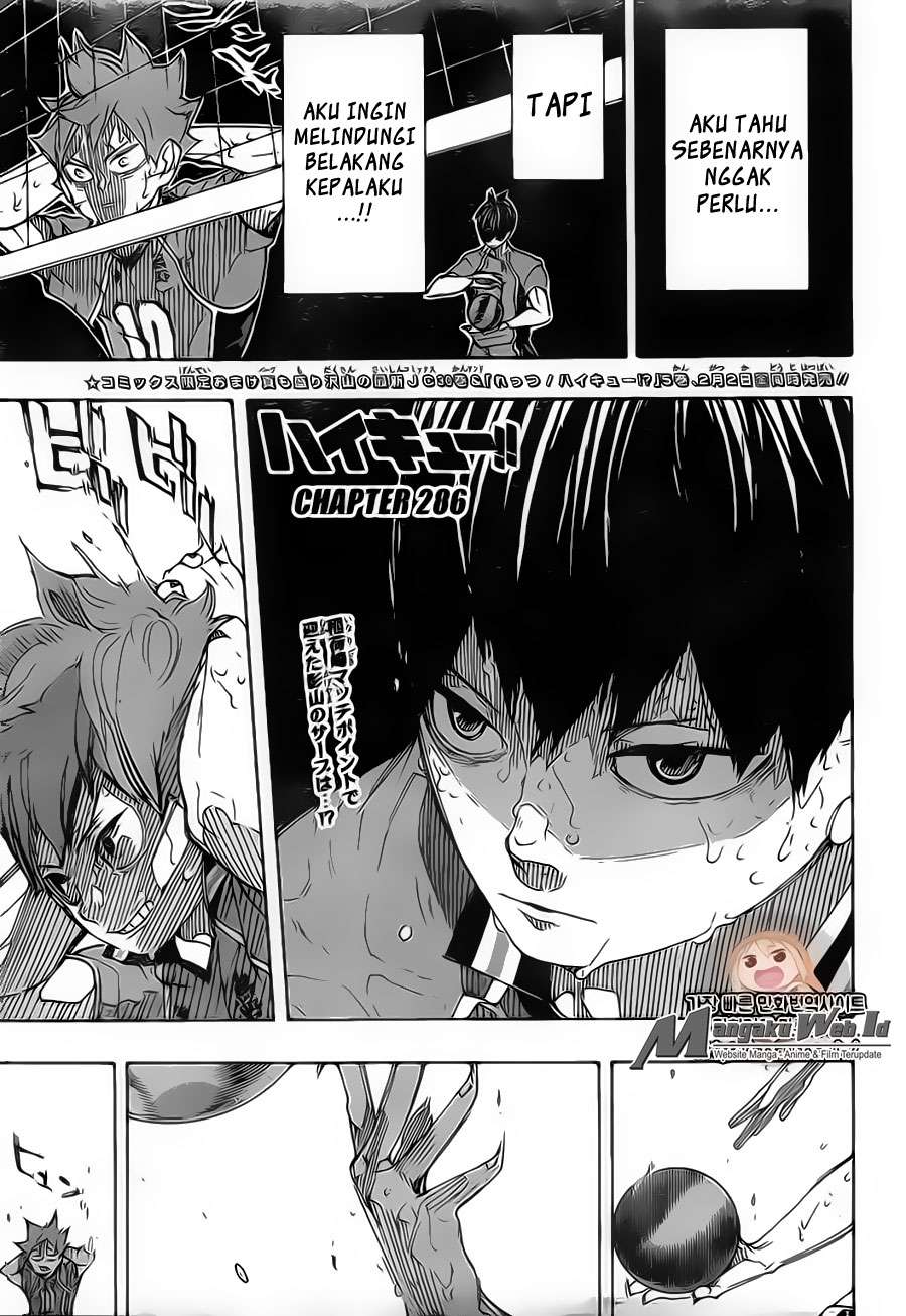 Haikyuu!! Chapter 286 - halaman 2