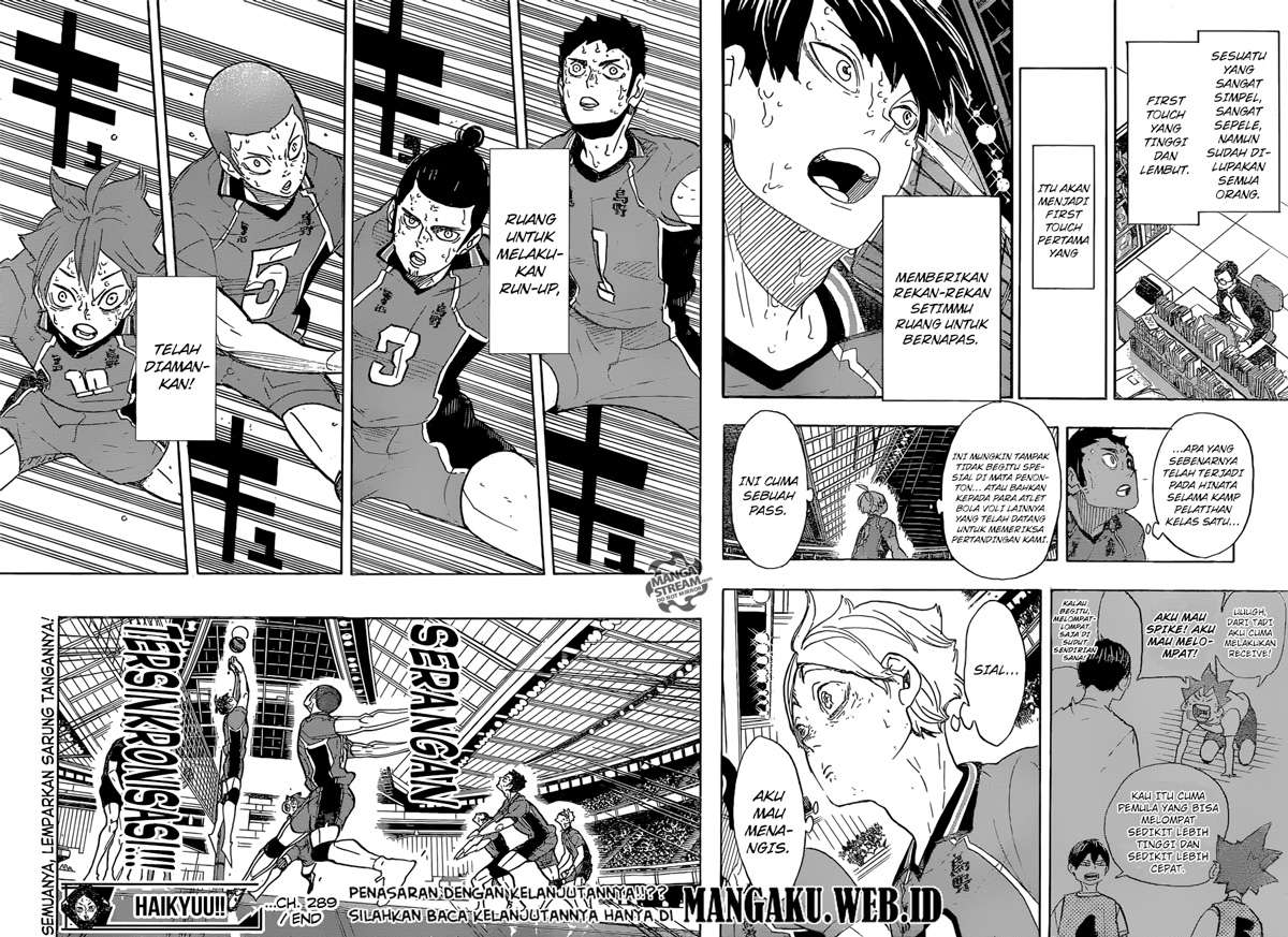 Haikyuu!! Chapter 289 - halaman 17