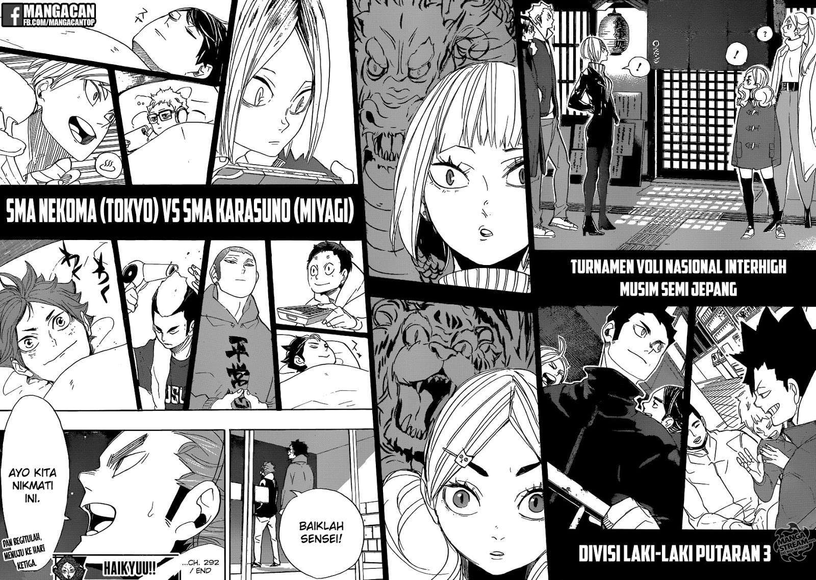 Haikyuu!! Chapter 292 - halaman 19