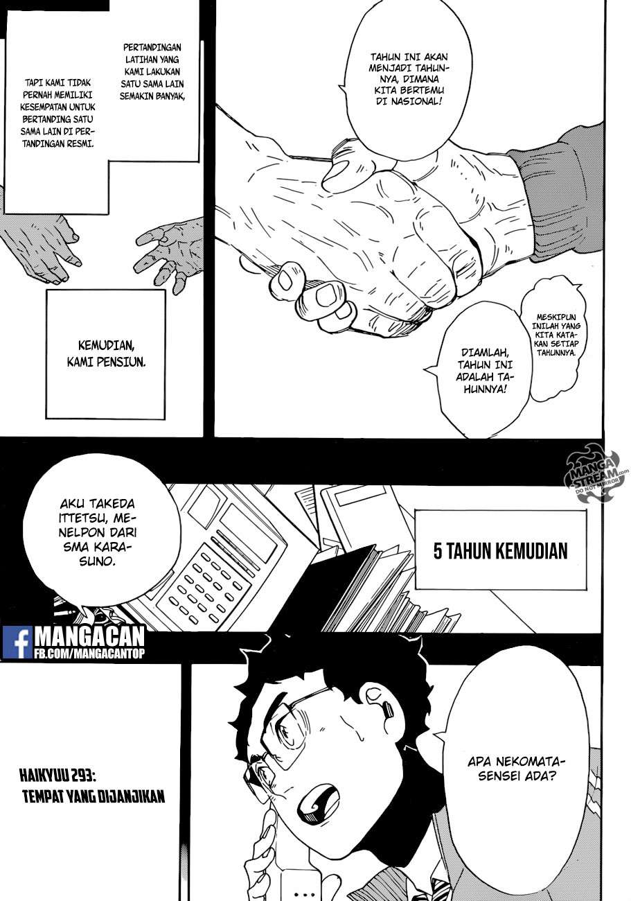 Haikyuu!! Chapter 293 - halaman 9