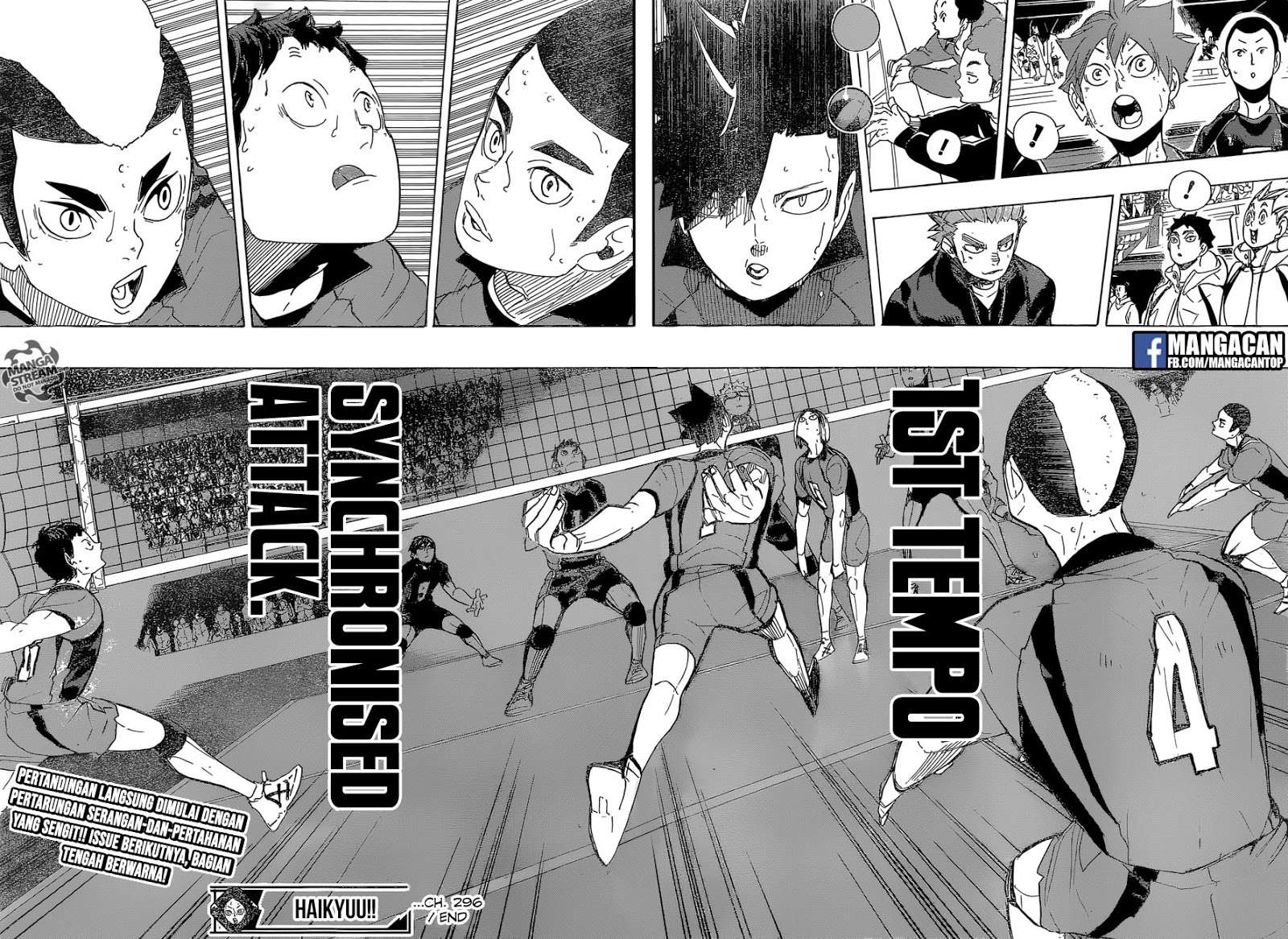Haikyuu!! Chapter 296 - halaman 16