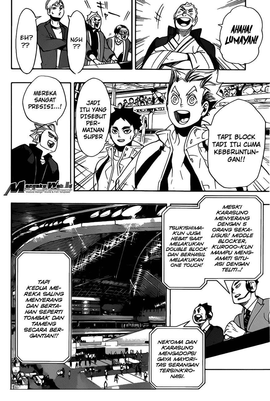 Haikyuu!! Chapter 297 - halaman 10