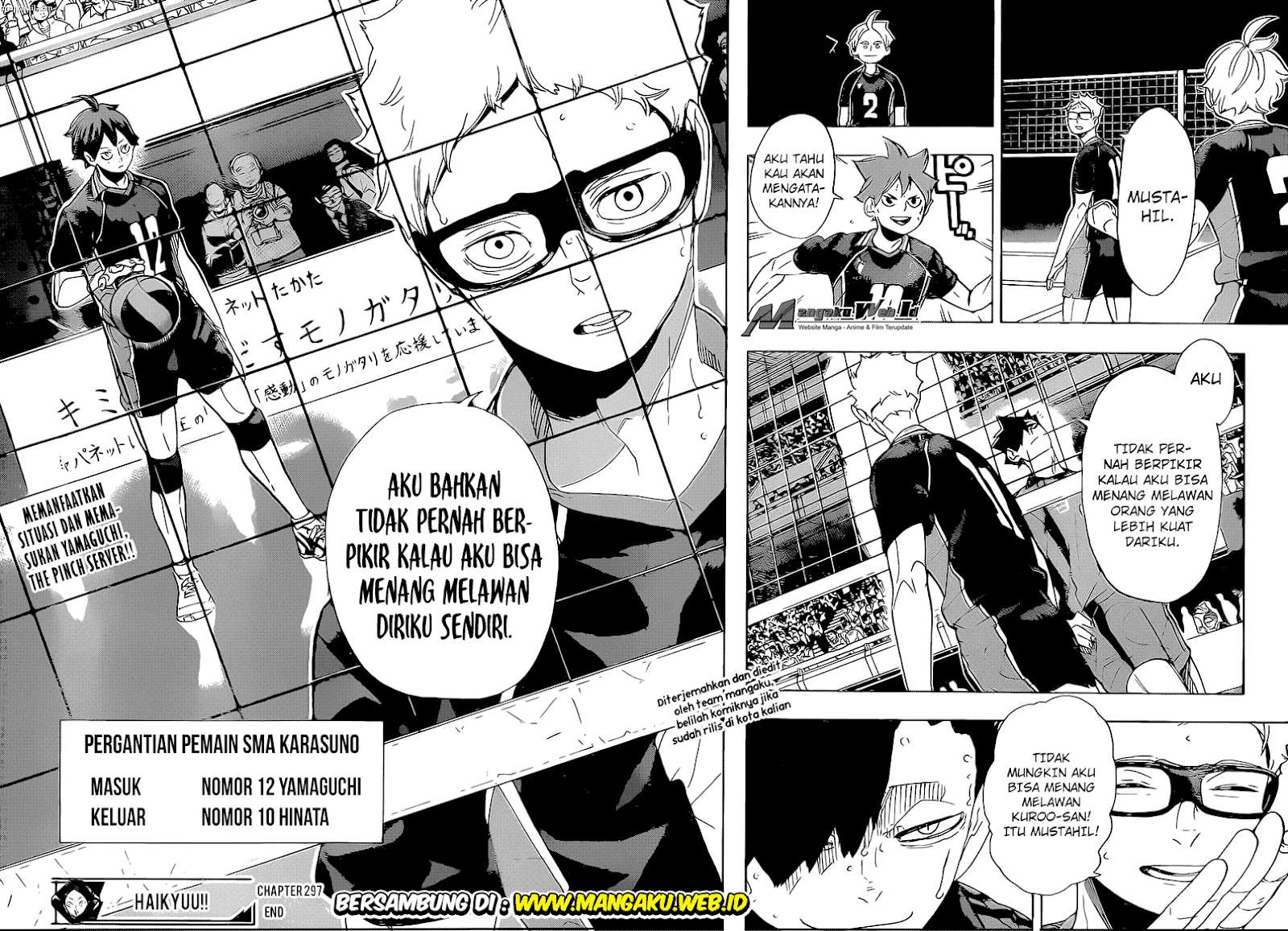 Haikyuu!! Chapter 297 - halaman 19