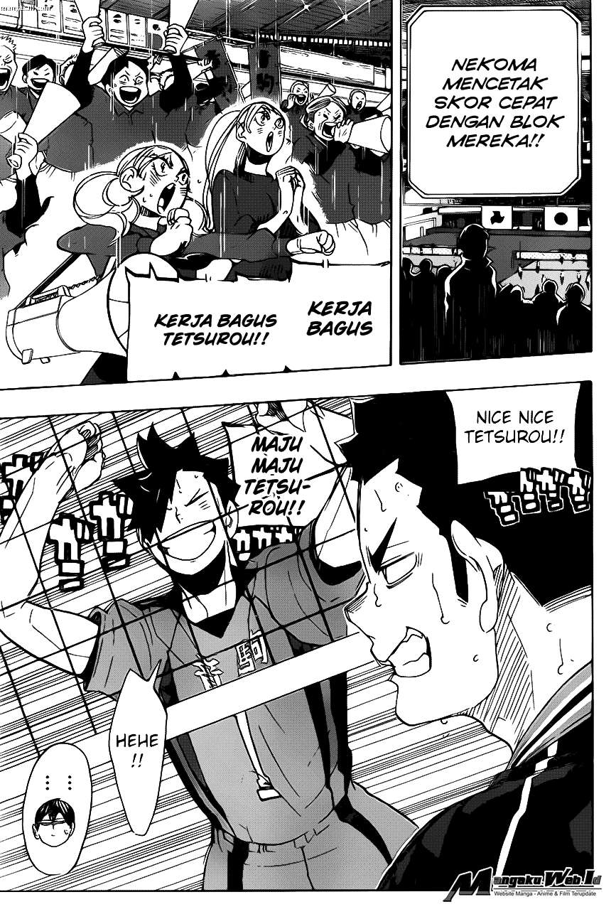 Haikyuu!! Chapter 297 - halaman 9