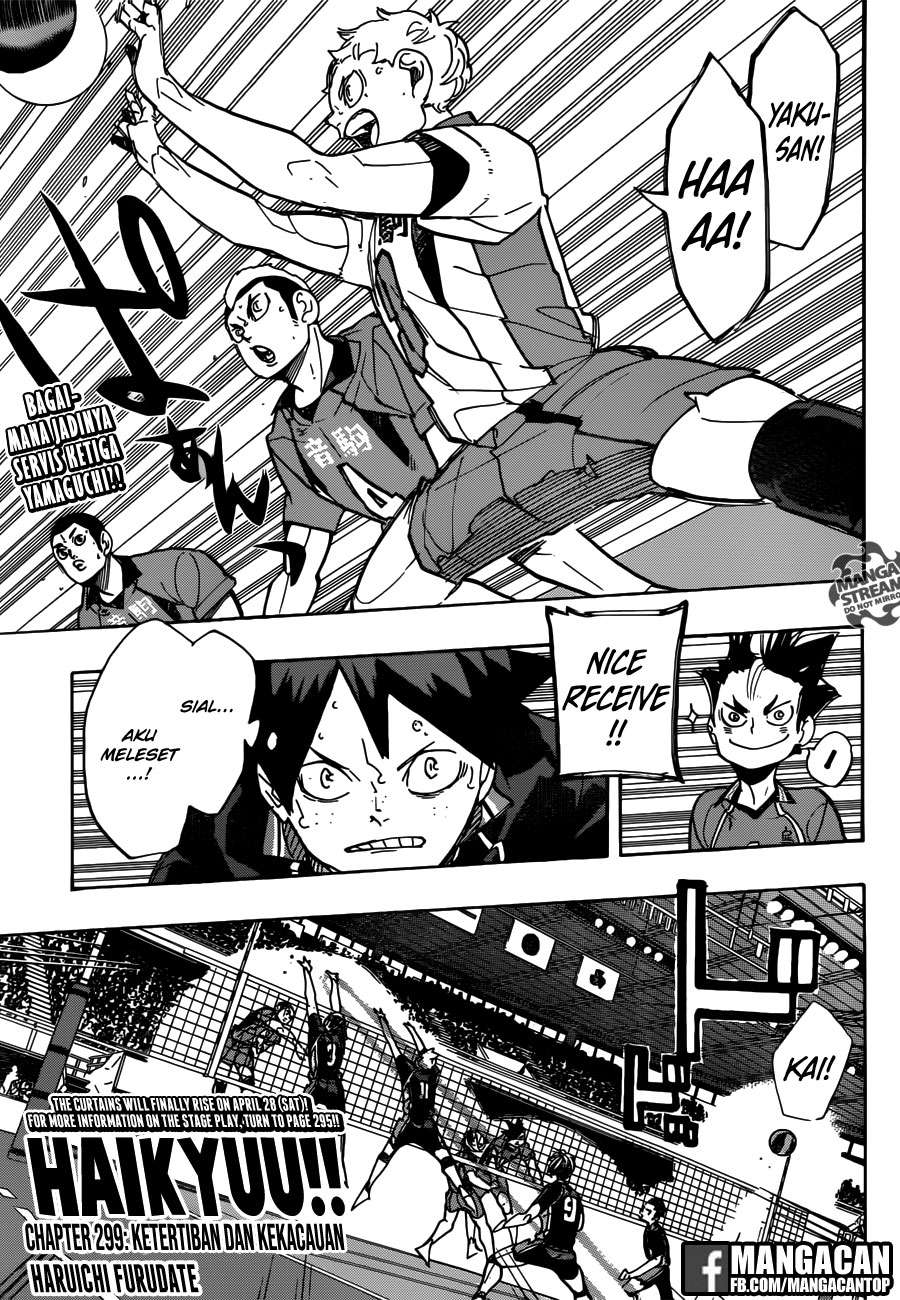 Haikyuu!! Chapter 299 - halaman 1