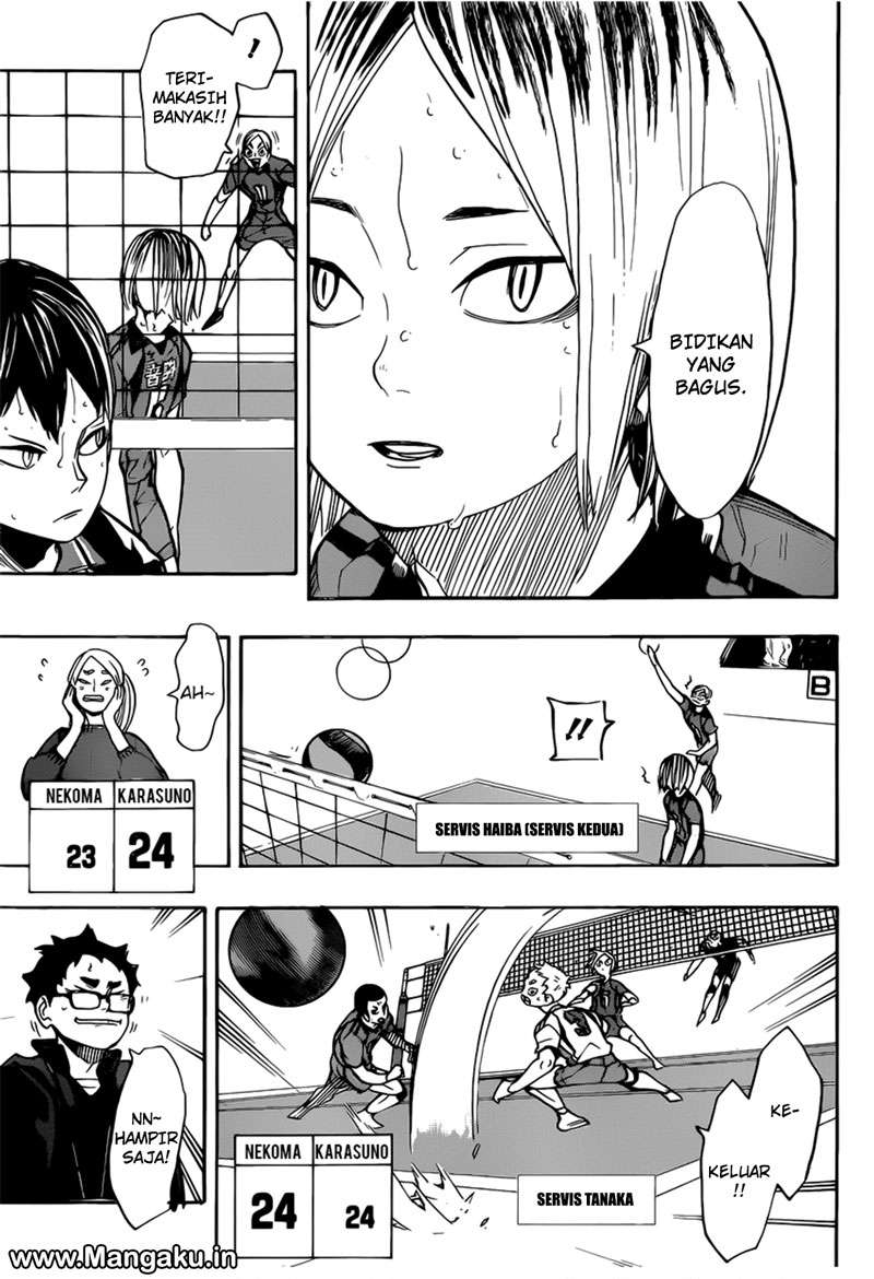 Haikyuu!! Chapter 302 - halaman 14