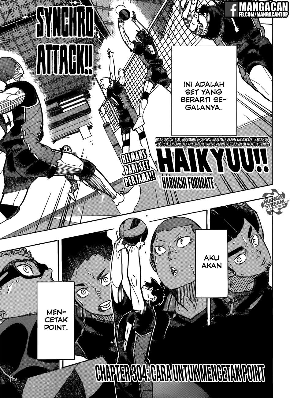 Haikyuu!! Chapter 304 - halaman 4