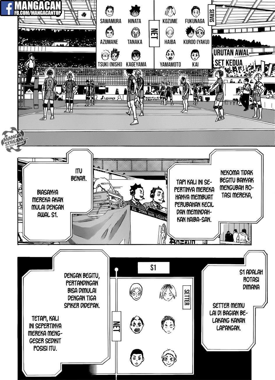 Haikyuu!! Chapter 305 - halaman 10