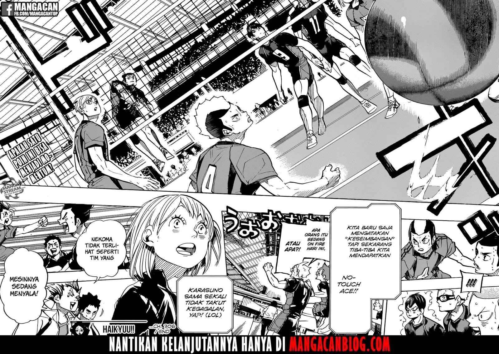 Haikyuu!! Chapter 306 - halaman 18
