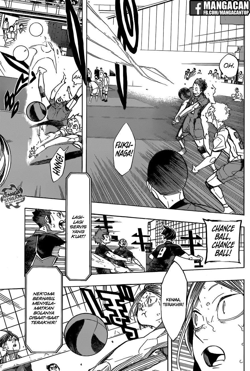 Haikyuu!! Chapter 308 - halaman 14