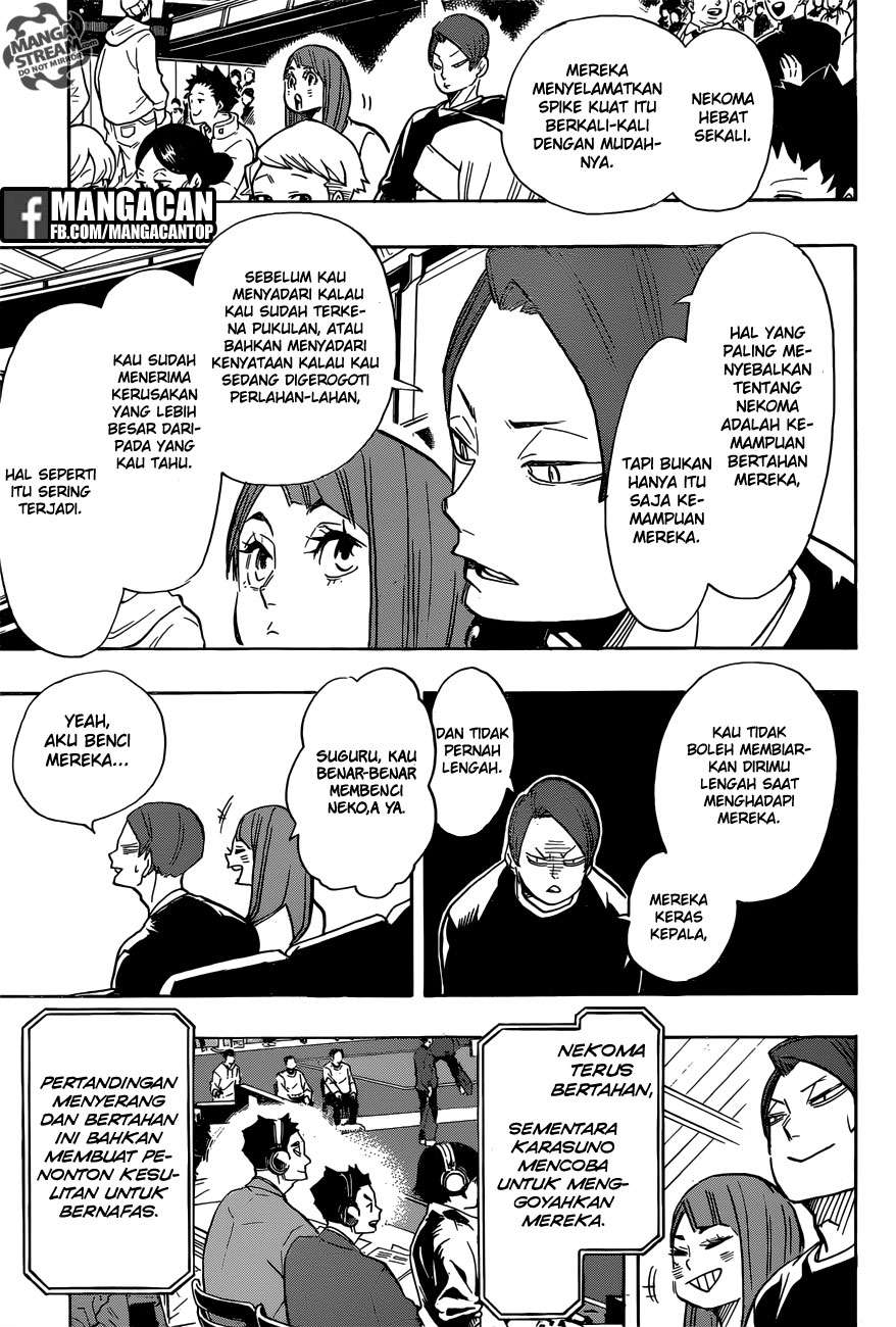 Haikyuu!! Chapter 308 - halaman 9