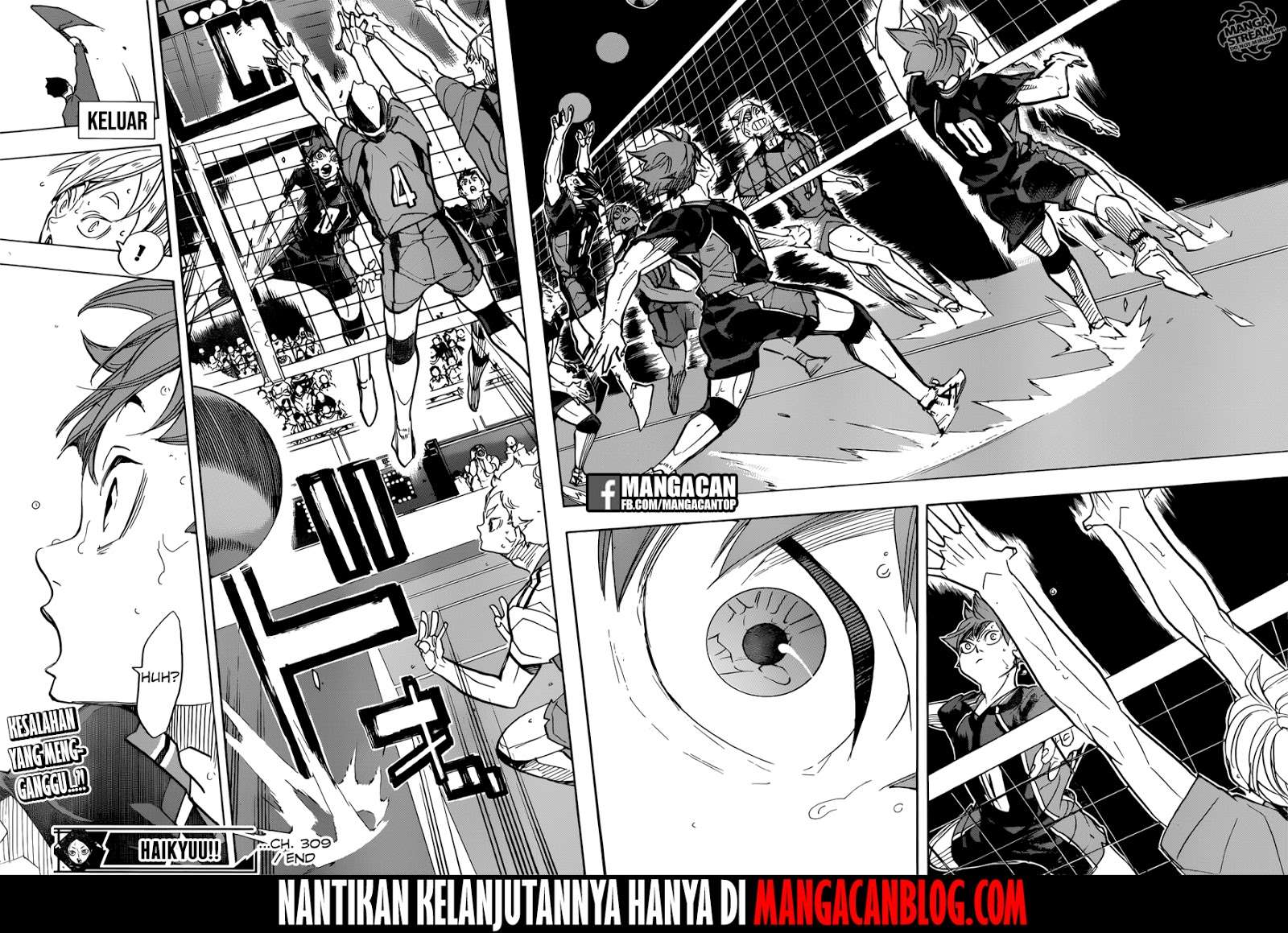 Haikyuu!! Chapter 309 - halaman 18