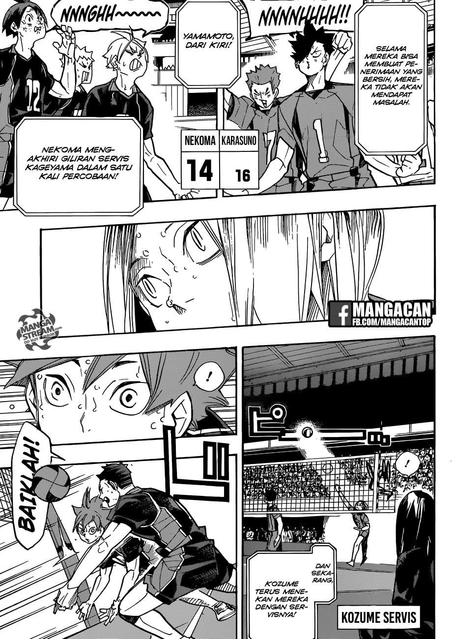 Haikyuu!! Chapter 311 - halaman 8