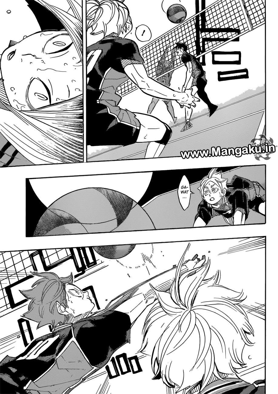 Haikyuu!! Chapter 313 - halaman 10