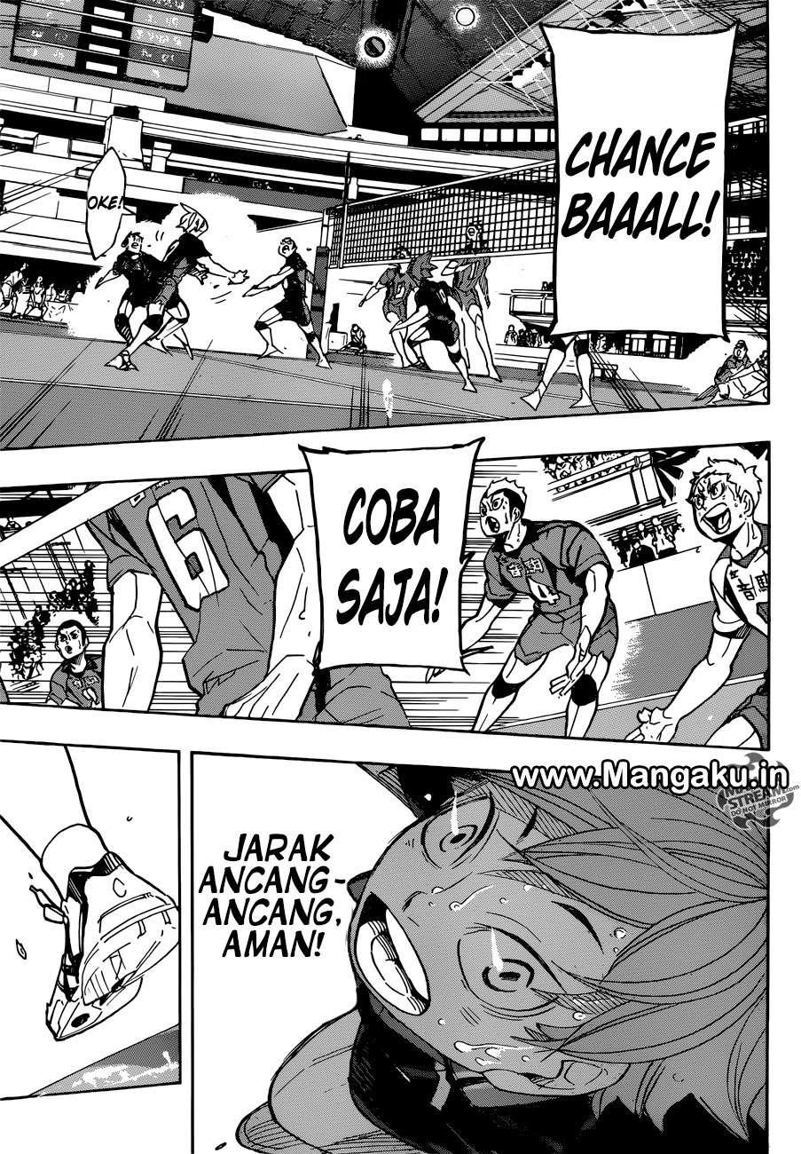 Haikyuu!! Chapter 313 - halaman 16