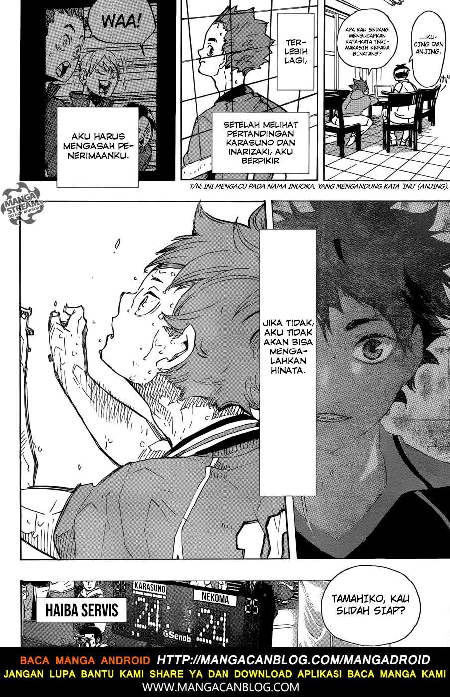 Haikyuu!! Chapter 316 - halaman 18