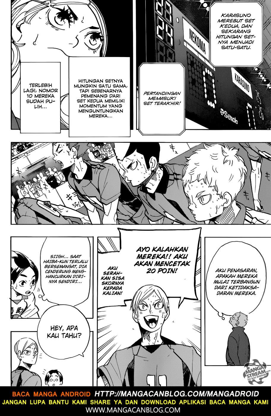 Haikyuu!! Chapter 318 - halaman 3