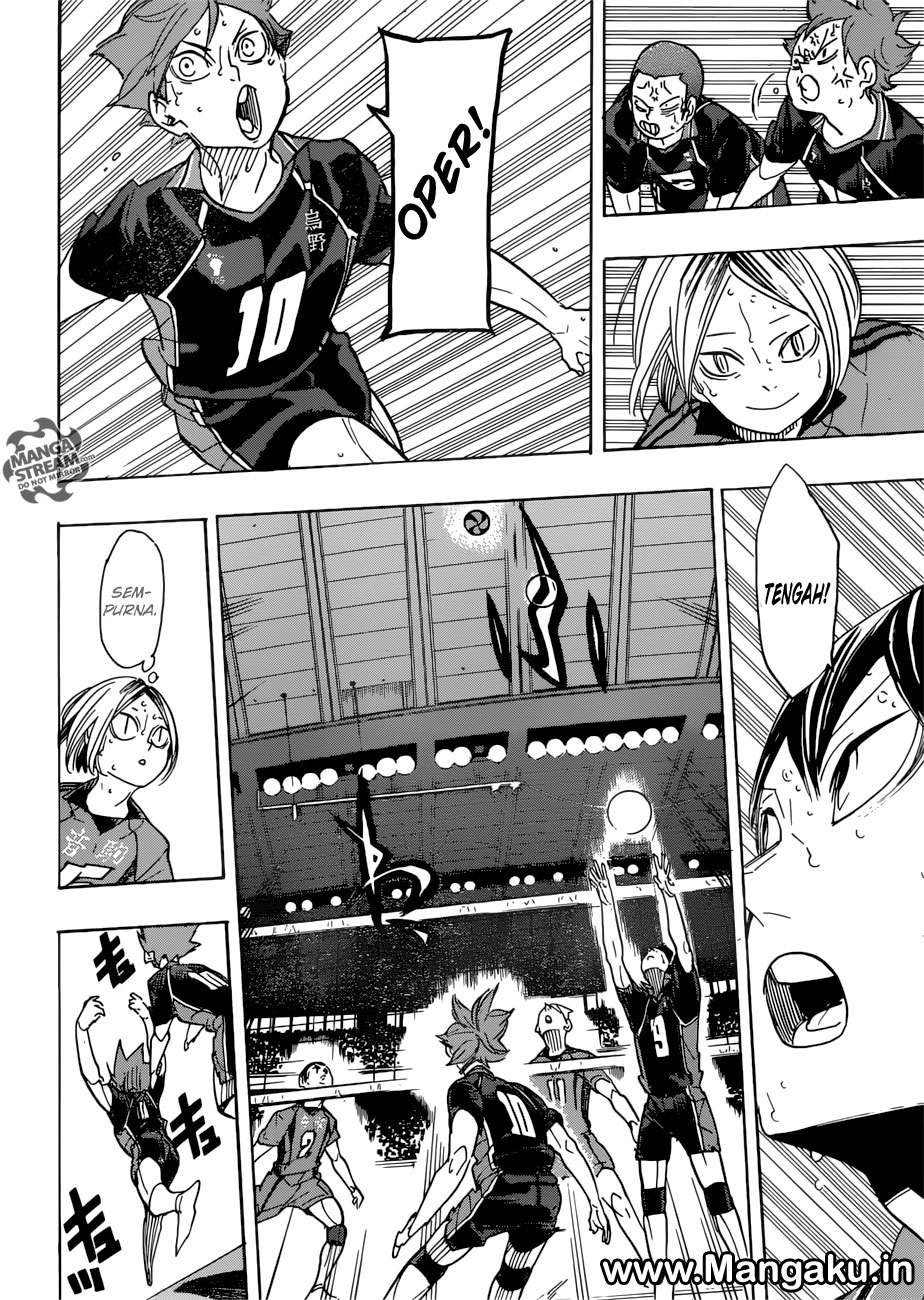 Haikyuu!! Chapter 319 - halaman 10