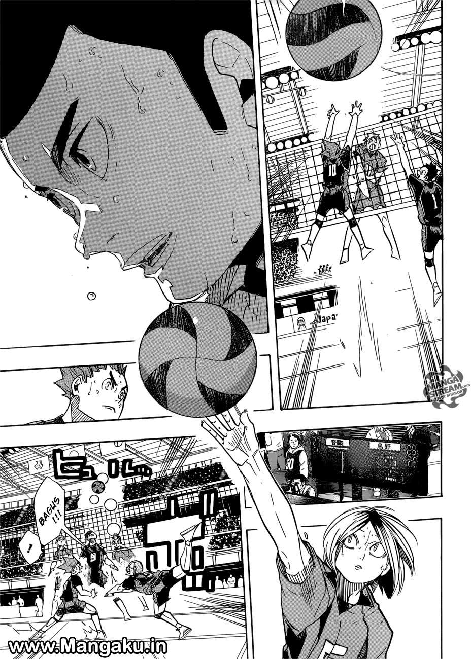 Haikyuu!! Chapter 319 - halaman 9